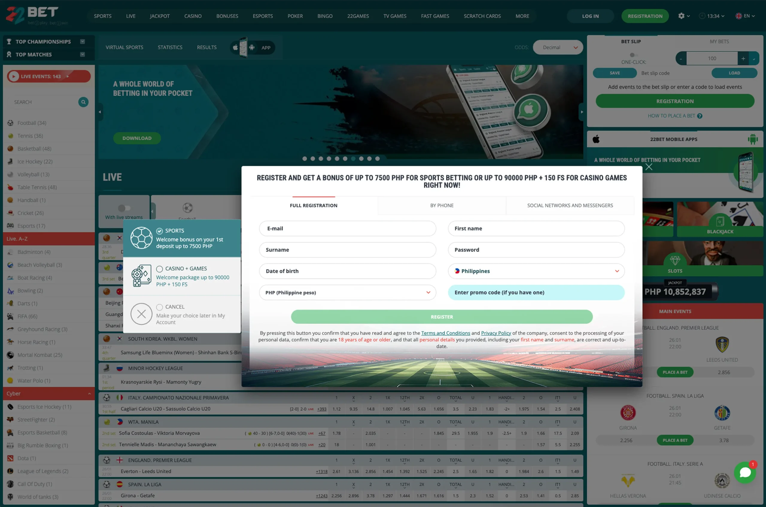 22Bet Pagpaparehistro 22Bet Pagpaparehistro